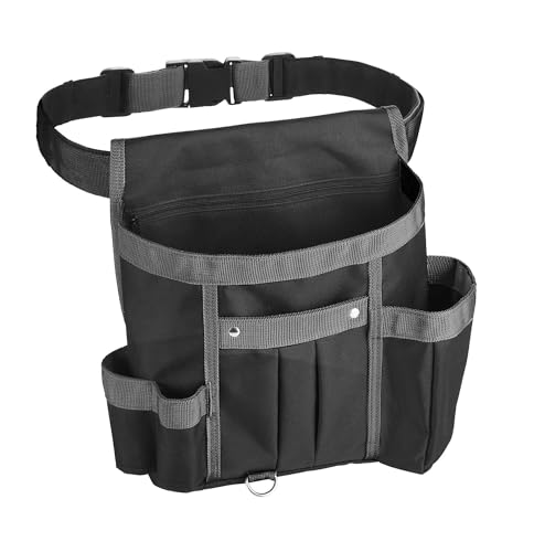 VELOFLEX 6902080 - Tool Bag L, 22 x 17,5 x 10 cm, Multifunktionstasche, Werkzeugtasche, Gürteltasche, schwarz-grau VELOFLEX 6902080 - Tool Bag L, 22 x 17,5 x 10 cm, Multifunktionstasche, Werkzeugtasche, Gürteltasche, schwarz-grau von VELOFLEX