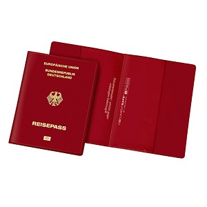 VELOFLEX Dokumentenhülle Document Safe® rot 10,0 x 13,5 cm von VELOFLEX