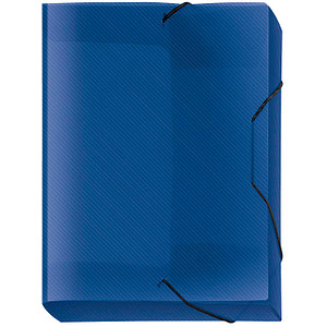VELOFLEX Heftbox Crystal 3,0 cm transparent blau VELOFLEX Heftbox Crystal 3,0 cm transparent blau von VELOFLEX