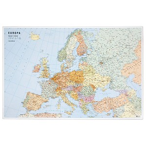 VELOFLEX Schreibtischunterlage Europakarte Kunststoff 60,0 x 40,0 cm, 1 St. von VELOFLEX