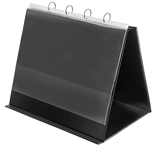 Veloflex 4132280 - Tisch-Flipchart DIN A3, Präsentation, Flipchart, Aufstellringbuch, aus PVC, Querformat, schwarz, 1 Stück Veloflex 4132280 - Tisch-Flipchart DIN A3, Präsentation, Flipchart, Aufstellringbuch, aus PVC, Querformat, schwarz, 1 Stück von VELOFLEX