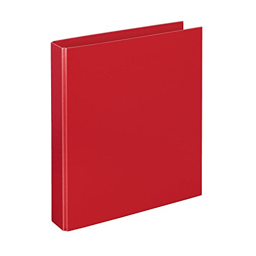 Veloflex 4148020 Ringordner Basic, Ringbuch, Ordner, DIN A4, 274 x 315 x 42, 4-Ring-Mechanik, rot von VELOFLEX