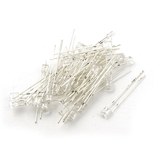 Energie verbrauchende Komponenten 40 Stück Dioden 2Pins 2x3x4mm Grüne LED-Lampe Leuchtdioden Schottky-Dioden DC 2,5-3V von VELUNE