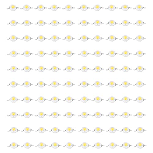 Energie verbrauchende Komponenten SMD-LED-Dioden + 100 Stück LED-Perlen, 1 W Hochleistungs-Perlen, Leuchtdiodenchips SMD for DIY-Beleuchtungskörper von VELUNE