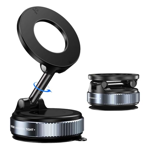 VENINGO Vakuum Handyhalterung Auto Magnetische Universelle Saugnapf KFZ Handyhalterung, 360° drehbare Autohalterung mit Vakuum-Saugnapf, für Auto, Heim, Schwarz VENINGO Vakuum Handyhalterung Auto Magnetische Universelle Saugnapf KFZ Handyhalterung, 360° drehbare Autohalterung mit Vakuum-Saugnapf, für Auto, Heim, Schwarz von VENINGO