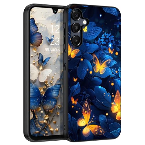 VENINGO Hülle für Samsung Galaxy A16 mit Schmetterlingsmuster, Samsung Galaxy A16 Handyhülle, Stoßfest, rutschfest, Handyhülle für Samsung A16, Nachtleuchtend VENINGO Hülle für Samsung Galaxy A16 mit Schmetterlingsmuster, Samsung Galaxy A16 Handyhülle, Stoßfest, rutschfest, Handyhülle für Samsung A16, Nachtleuchtend von VENINGO