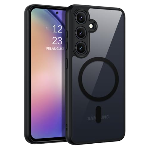 VENINGO Hülle für Samsung Galaxy A54 5G Kompatibel mit Mag Safe Zubehör, Magnetisch,Nie Vergilbung Klar Hülle, Stoßfest, Kratzfest, Anti-Fingerabdruck Handyhülle für Samsung Galaxy A54, Transparentes VENINGO Hülle für Samsung Galaxy A54 5G Kompatibel mit Mag Safe Zubehör, Magnetisch,Nie Vergilbung Klar Hülle, Stoßfest, Kratzfest, Anti-Fingerabdruck Handyhülle für Samsung Galaxy A54, Transparentes von VENINGO