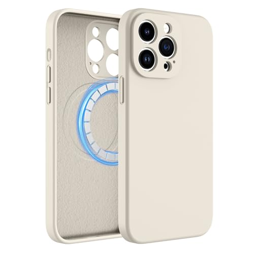 VENINGO Silikon Magnetisch Hülle für iPhone 14 Pro 6,1 Zoll, Kompatibel mit Mag-Zubehör, Eingebaute Magnete, Ganzkörper Handyhülle mit Seidig-Weicher Berühren, Ultra Dünn, Stoßfest, Kratzfest, Taupe VENINGO Silikon Magnetisch Hülle für iPhone 14 Pro 6,1 Zoll, Kompatibel mit Mag-Zubehör, Eingebaute Magnete, Ganzkörper Handyhülle mit Seidig-Weicher Berühren, Ultra Dünn, Stoßfest, Kratzfest, Taupe von VENINGO