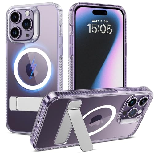VENINGO für iPhone 14 Pro Max Hülle mit Ständer, Magnetisch Handyhülle iPhone 14 Pro Max Dünn Stoßfeste, Kratzfest, Anti-Fingerabdruck Nie Vergilbung Klar, Transpatent VENINGO für iPhone 14 Pro Max Hülle mit Ständer, Magnetisch Handyhülle iPhone 14 Pro Max Dünn Stoßfeste, Kratzfest, Anti-Fingerabdruck Nie Vergilbung Klar, Transpatent von VENINGO