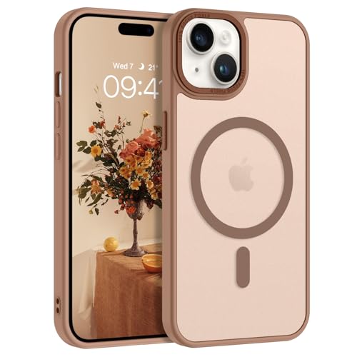 VENINGO Hülle für iPhone 14 Plus 6,7 Zoll Matt Durchscheinend Stoßfest Magnetisch Mag Schutzhülle, Kratzfest, Anti-Fingerabdruck Handyhülle für iPhone 14 Plus, Wüstensand VENINGO Hülle für iPhone 14 Plus 6,7 Zoll Matt Durchscheinend Stoßfest Magnetisch Mag Schutzhülle, Kratzfest, Anti-Fingerabdruck Handyhülle für iPhone 14 Plus, Wüstensand von VENINGO