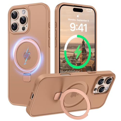 VENINGO Hülle für iPhone 16 Pro Max mit Unsichtbarer Ständer, Kompatibel mit Magnetische Zubehör, Matt Rückseite, Stoßfest, Kratzfest, Anti-Fingerabdruck, iPhone 16 Pro Max Handyhülle, Wüstengold VENINGO Hülle für iPhone 16 Pro Max mit Unsichtbarer Ständer, Kompatibel mit Magnetische Zubehör, Matt Rückseite, Stoßfest, Kratzfest, Anti-Fingerabdruck, iPhone 16 Pro Max Handyhülle, Wüstengold von VENINGO