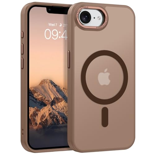 VENINGO Hülle für iPhone 16e Magnetische, Matt Durchsichtig Rückseite Ultra Dünn Stoßfest Kratzfest, Fingerabdruck-resistente iPhone 16e Handyhülle, Titan Wüstensand VENINGO Hülle für iPhone 16e Magnetische, Matt Durchsichtig Rückseite Ultra Dünn Stoßfest Kratzfest, Fingerabdruck-resistente iPhone 16e Handyhülle, Titan Wüstensand von VENINGO