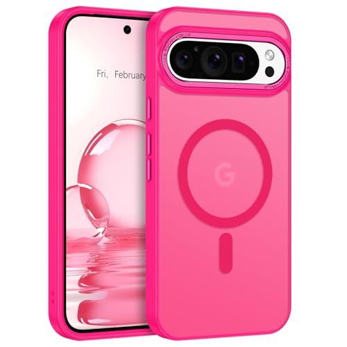 VENINGO Schutzhülle für Google Pixel 9 Pro XL, kompatibel mit MagSafe-Technologie: Optimaler Schutz, elegantes Design, perfekte Kompatibilität, modische Farbe, Hot Pink VENINGO Schutzhülle für Google Pixel 9 Pro XL, kompatibel mit MagSafe-Technologie: Optimaler Schutz, elegantes Design, perfekte Kompatibilität, modische Farbe, Hot Pink von VENINGO