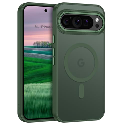 VENINGO Schutzhülle für Google Pixel 9 Pro XL, kompatibel mit MagSafe-Technologie: Optimaler Schutz, elegantes Design, perfekte Kompatibilität, modische Farbe, intensives Grün VENINGO Schutzhülle für Google Pixel 9 Pro XL, kompatibel mit MagSafe-Technologie: Optimaler Schutz, elegantes Design, perfekte Kompatibilität, modische Farbe, intensives Grün von VENINGO