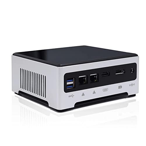 VENOEN Mini PC Core i5 1035G4,Micro Desktop Computer,Windows 10 Pro,Iris Plus Grafik,32GB DDR4 RAM 512GB NVME SSD,HDMI,DP,USB3.0,WiFi AC,Bluetooth,155x137x65mm,Small Form Factor von VENOEN