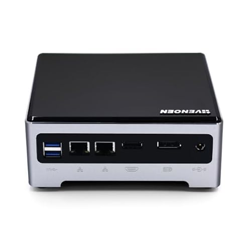 VENOEN Mini PC Core i9 10885H,Small Desktop Computer Windows 10 pro,NUC PC i9 10th,8GB DDR4 RAM 256GB NVME SSD,HDMI,DP,HTPC 4K,6 USB3.0,Bluetooth,Office use,Low Power 19V,Dual Band WiFi Model von VENOEN