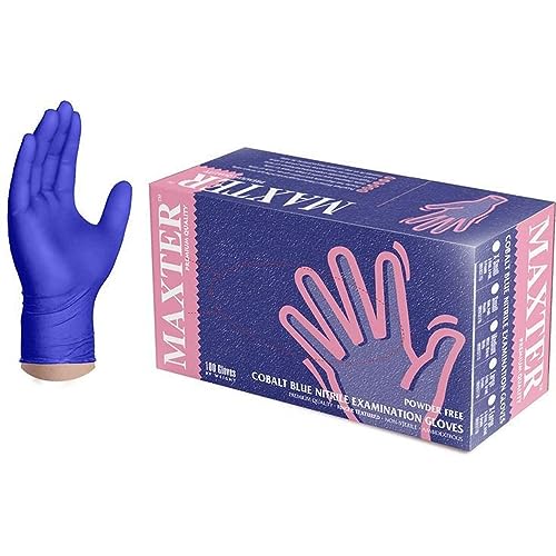 Disposable Nitrile Gloves, Anti-Virus, Powder Free, Box of 100 Gloves von VENSALUD