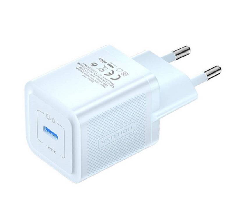 VENTION 20W GaN Ladegerät Wandladegerät USB-C Blau USB-Ladegerät von VENTION