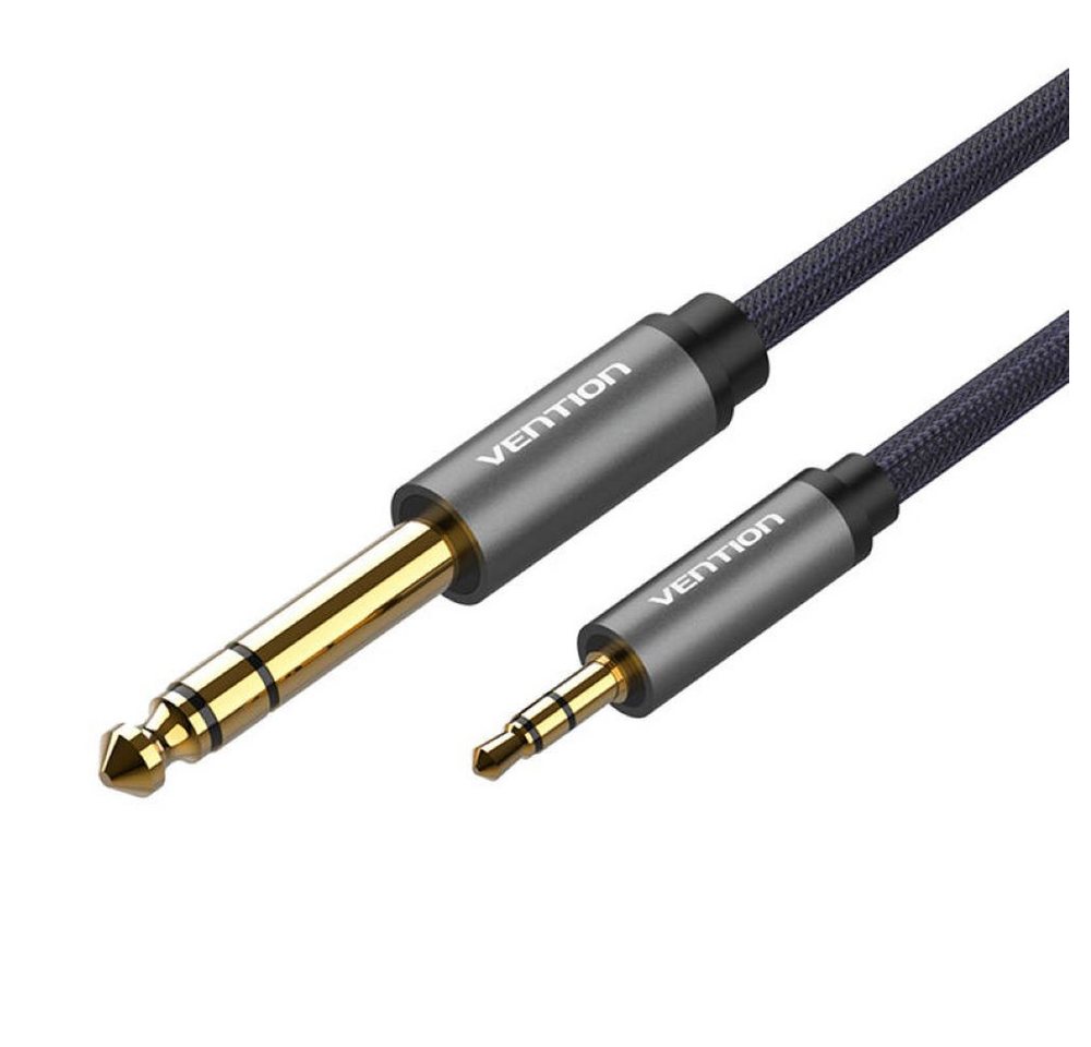 VENTION 3,5mm auf 6,5mm Klinkenkabel - Audiokabel 5 m in Grau Audio-Kabel VENTION 3,5mm auf 6,5mm Klinkenkabel - Audiokabel 5 m in Grau Audio-Kabel von VENTION