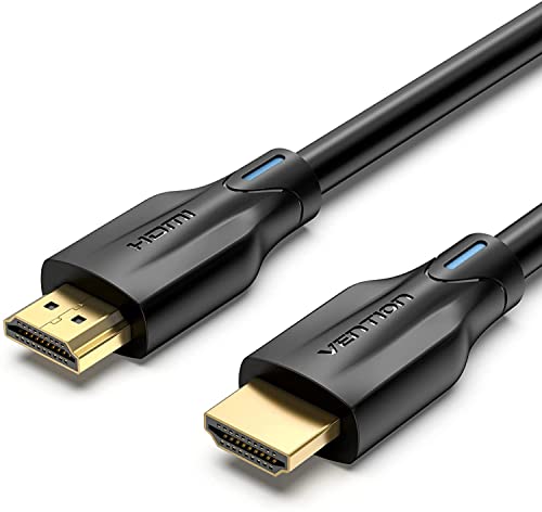 VENTION 8K HDMI Cable, HDMI 2.1 Cable, Ultra High Speed 48Gbps 8K@60Hz 7680P Dolby Vision, Enjoy The HD Vision of The Game, Compatible with PS5,PS4,PS3 (8K HDMI Round Cable, 5 Meter) von VENTION