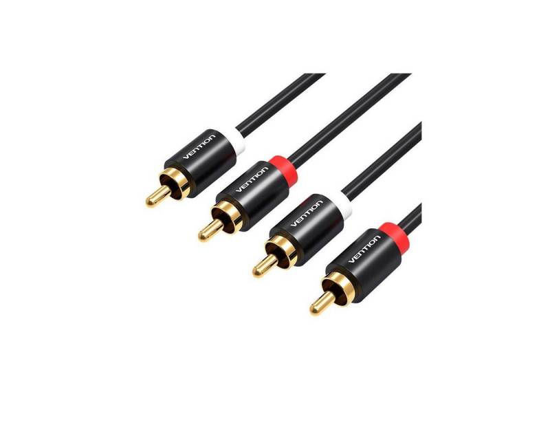VENTION Audiokabel 2xCinch-Stecker auf 2xCinch-Stecker 2m Audio-Kabel von VENTION