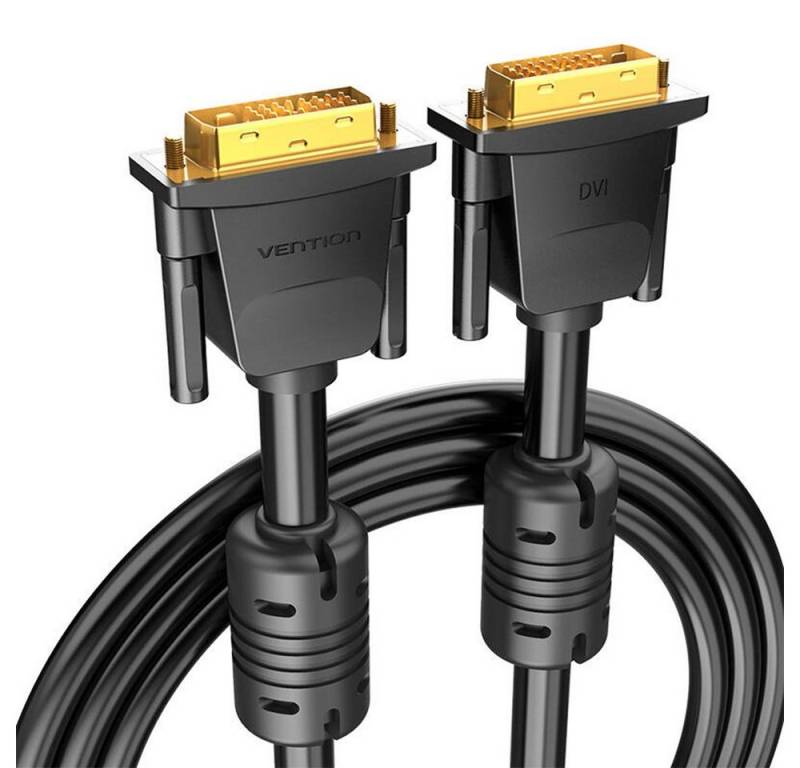 VENTION DVI zu DVI Kabel DVI-D 24+1 Adapterkabel Adapter, 150 cm von VENTION