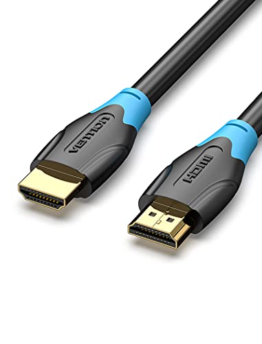 VENTION HDMI 2.0 Kabel 4K@60Hz,High Speed 18 Gbps HDMI auf HDMI mit Ethernet vergoldet kompatibel mit TV Fernseher, Monitor, Blu-ray, PS5/PS4/PS3, Xbox Series S, Soundbar(2M PVC) von VENTION