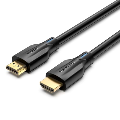 VENTION HDMI 2.1 Kabel 1.5M, 8K 48Gbps Ultra High Speed 4K@120Hz 8K@60Hz eARC HDR 10 HDCP 2.2&2.3 Kompatibel mit Roku TV PS5/4 HDTV Xbox Blu-ray von VENTION