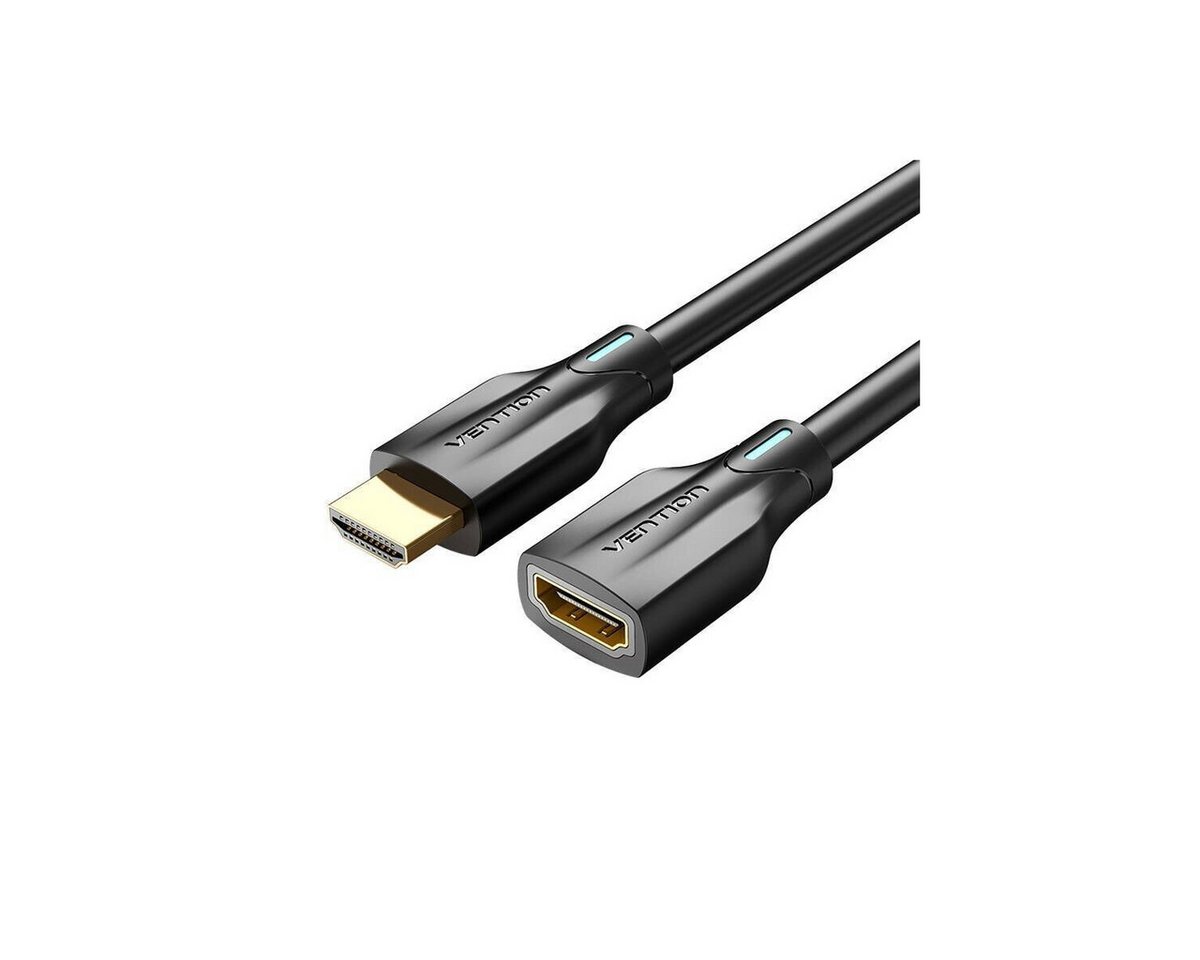 VENTION HDMI 2.1 Verlängerungskabel, 1,5m, 8K 60Hz/ 4K 120Hz (schwarz) HDMI-Kabel VENTION HDMI 2.1 Verlängerungskabel, 1,5m, 8K 60Hz/ 4K 120Hz (schwarz) HDMI-Kabel von VENTION