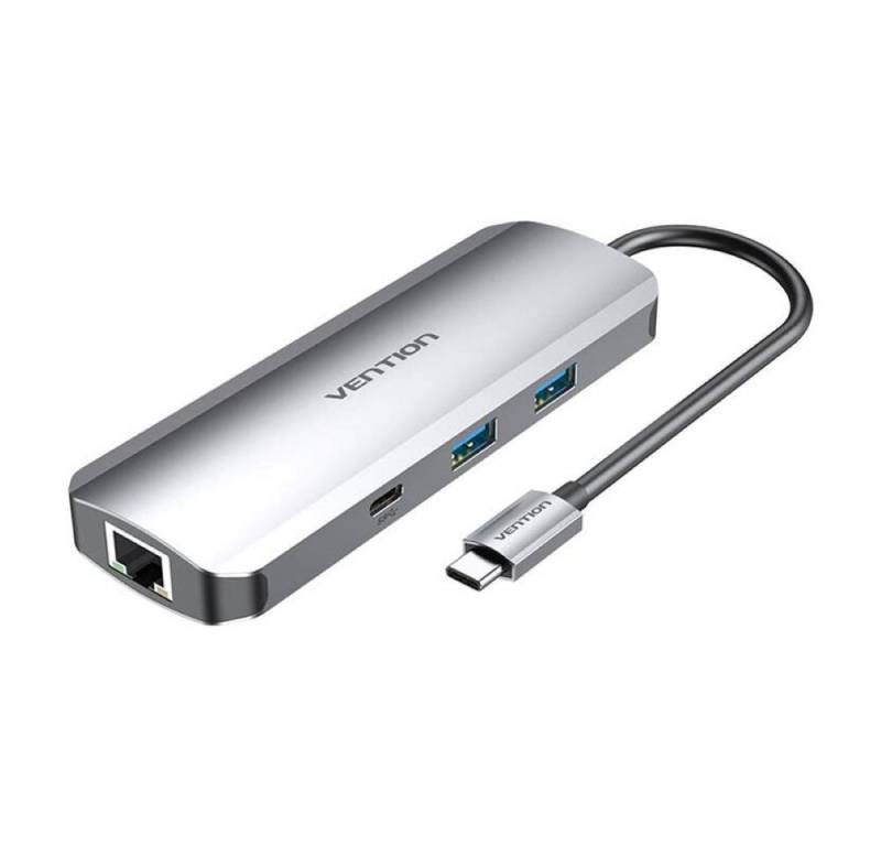 VENTION Laptop-Dockingstation USB-C auf HDMI - USB-C, 2x USB3.0, SD, TF, TRRS 3,5mm - PD 0,15m von VENTION