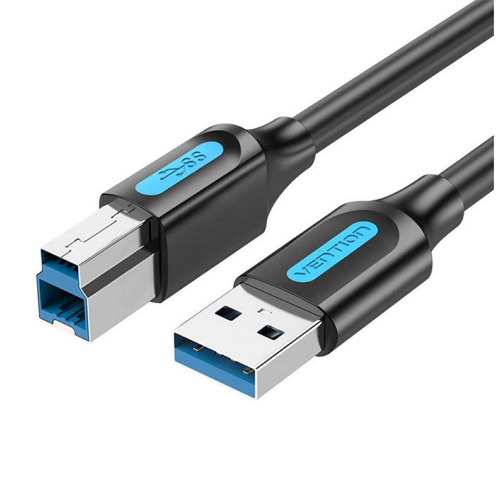 VENTION USB 3.0 A auf USB-B Druckkabel - USB-Adapter 2A 0,5m Schwarz USB-Adapter VENTION USB 3.0 A auf USB-B Druckkabel - USB-Adapter 2A 0,5m Schwarz USB-Adapter von VENTION