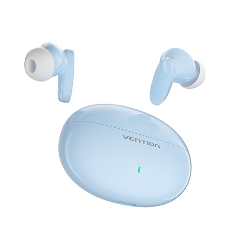 VENTION in Ear Kopfhörer Bluetooth 5.3 TWS Kabellos, HiFi Stereo Kabellose Kopfhörer Noise Cancelling Ohrhörer, Eingebautes Mikrofon, für iPhone Android blau von VENTION