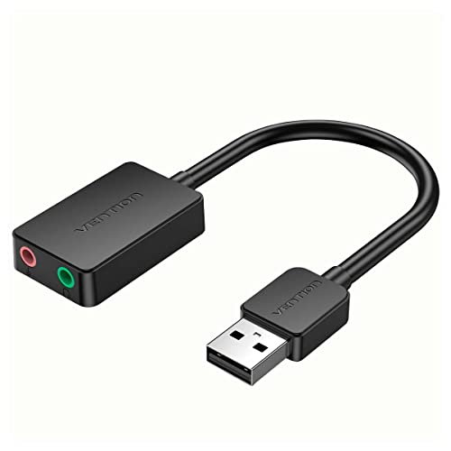 Vention Externe Soundkarte, USB-Audio, 2 Anschlüsse, 3,5 mm, 5,1 Kanäle von VENTION