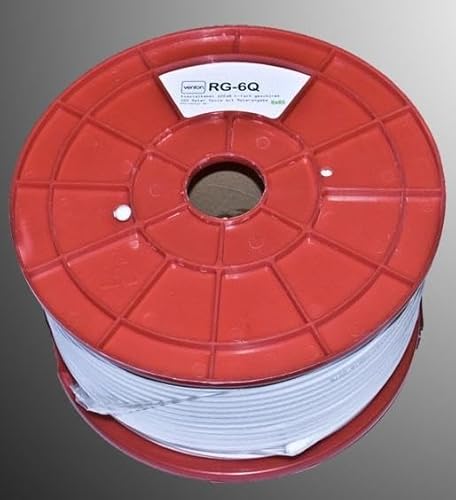 Koaxialkabel SAT Koax Kabel Venton 100m RG6Q CCS 120 dB max. 4-Fach geschirmtes Coax Antennenkabel Satelittenkabel für DVB-S / S2 DVB-C und DVB-T / T2 / UKW BK TV Fernseh Satelliten-Schüssel Digital Koaxialkabel SAT Koax Kabel Venton 100m RG6Q CCS 120 dB max. 4-Fach geschirmtes Coax Antennenkabel Satelittenkabel für DVB-S / S2 DVB-C und DVB-T / T2 / UKW BK TV Fernseh Satelliten-Schüssel Digital von VENTON
