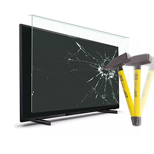 VENTON TV Bildschirmschoner 190 Bildschirm (75 Zoll) - Fernsehfilm für LCD, LED, 4K OLED und QLED HDTV Displayschutz für Fernseher - AntiSchaden TV Schutz - Abgehängt und Fixiert von VENTON