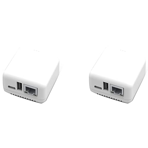 VENYAA 2X Mini NP330 Netzwerk USB 2.0 Druckserver (Netzwerkversion) von VENYAA