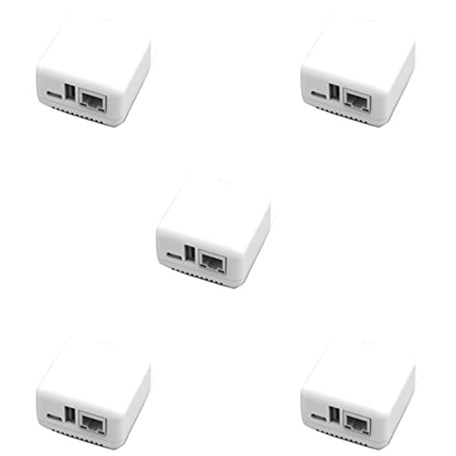 VENYAA 5X Mini NP330 Netzwerk USB 2.0 Druckserver (Netzwerkversion) von VENYAA