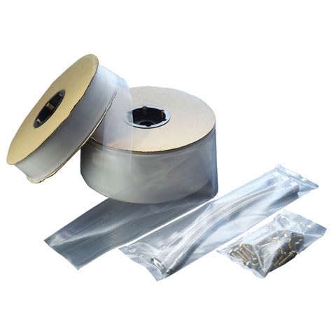 VEPATIM 1 Rolle Schlauchfolie 100mm breit 200my extra stark transparent 250 lfm. von VEPATIM