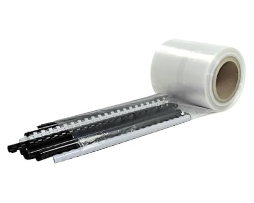 VEPATIM 1 Rolle Schlauchfolie 550mm breit 150my transparent LDPE 200 lfm. von VEPATIM