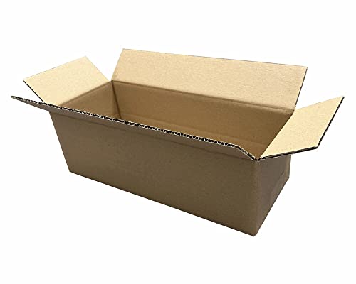 VEPATIM 2 Faltkarton 600x200x(100)-200mm mit variabler Höhe 1-wellig Dickwelle braun von VEPATIM