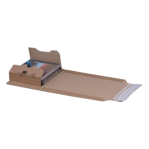 VEPATIM 25 Universalverpackung 147x129mm bis 55mm Höhe Selbstklebeverschluss Aufreißfaden für CDs braun VEPATIM 25 Universalverpackung 147x129mm bis 55mm Höhe Selbstklebeverschluss Aufreißfaden für CDs braun von VEPATIM