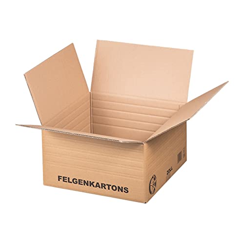 VEPATIM 4 Felgenkarton für 17 Zoll - 470x470x(117)-265mm mit variabler Höhe 2-wellig von VEPATIM