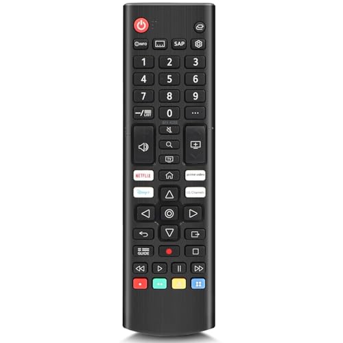 Ersatz für LG Universal-Fernbedienung, kompatibel mit LG Fernbedienung LED LCD HDTV 3D 4K Smart TVs. Ersatz für LG Universal-Fernbedienung, kompatibel mit LG Fernbedienung LED LCD HDTV 3D 4K Smart TVs. von VEPRAG