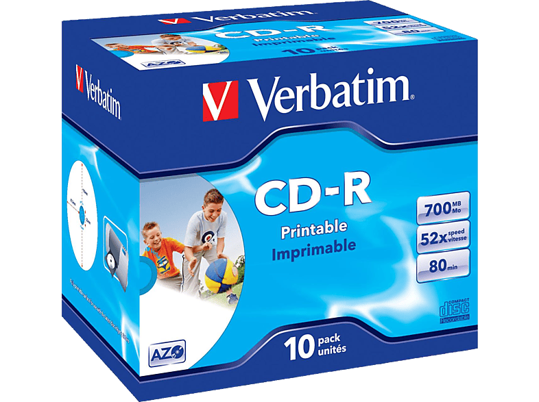 VERBATIM 43325 Printable Bedruckbar CD-R 80 52x von VERBATIM