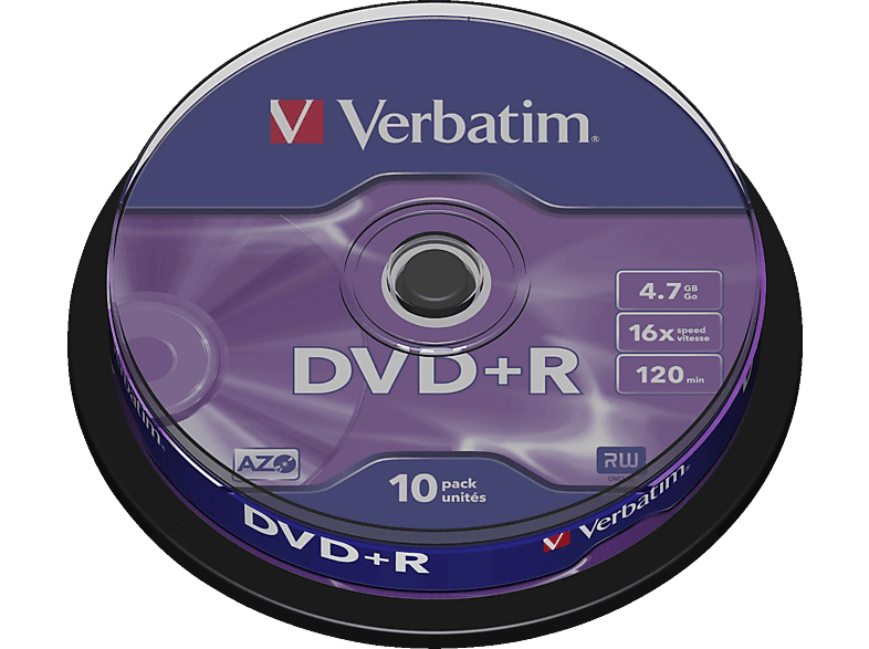 VERBATIM 43498 DVD+R 16X Rohling von VERBATIM