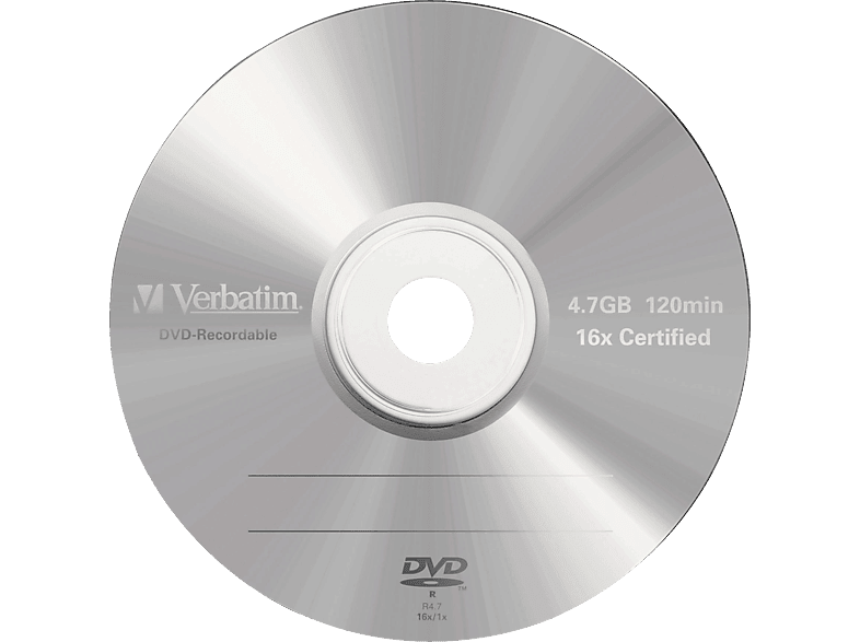 VERBATIM 43519 DVD-R 4,7GB 16X Rohling von VERBATIM