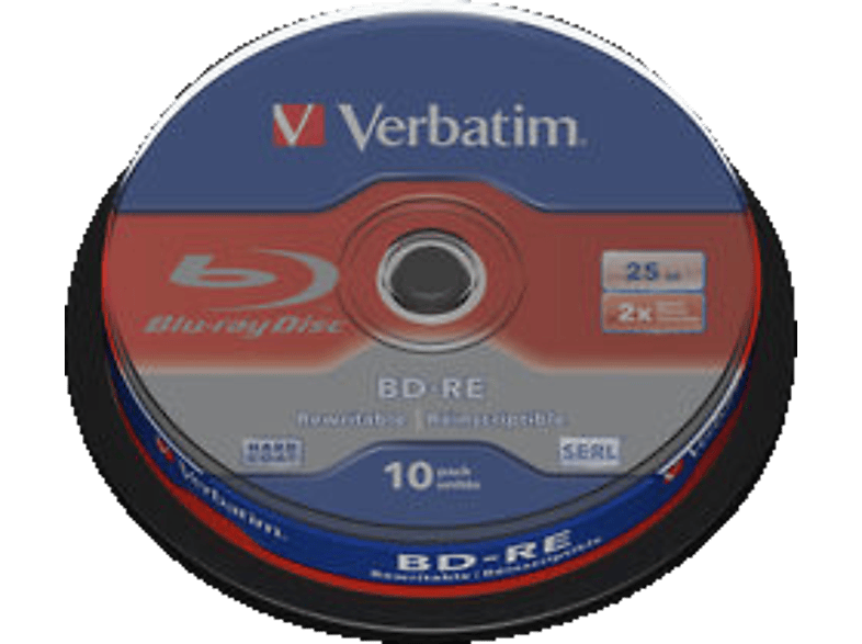 VERBATIM 43694 BD-RE Single 2X 25GB Rohling von VERBATIM
