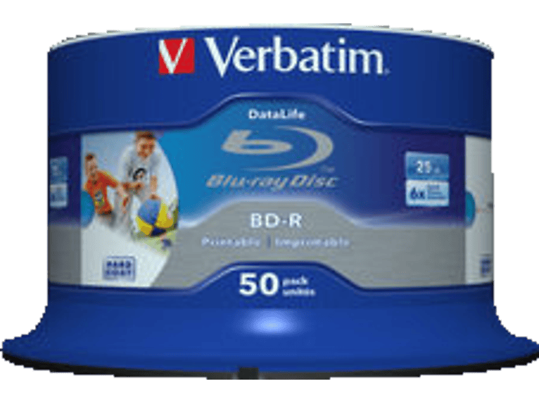 VERBATIM 43812 BD-R Single Layer HTL 25GB 6X Rohling von VERBATIM