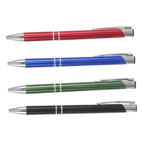 VERDANVERSE 4 Stück Metall Kugelschreiber Metallstift Ausgefallene Stifte Geschäftsstifte Lehrerstifte Kugelschreiber Schwarze Stifte Metallschreibstifte Feine Spitze Kugelschreiber VERDANVERSE 4 Stück Metall Kugelschreiber Metallstift Ausgefallene Stifte Geschäftsstifte Lehrerstifte Kugelschreiber Schwarze Stifte Metallschreibstifte Feine Spitze Kugelschreiber von VERDANVERSE