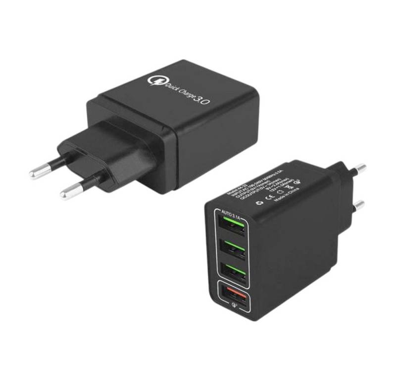 VERK GROUP USB-Port 4 USB Schnell Ladegerät USB 3.0 Handy Phone Ladegerät von VERK GROUP